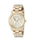 Buy Shop Michael Kors Runway Gold Dial Gold Steel Strap Watch for Women - MK5786 USA Online