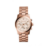 Buy Shop Michael Kors Runway Rose Gold Dial Rose Gold Steel Strap Watch for Women - MK5128 USA Online