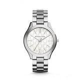 Buy Shop Michael Kors Runway Silver Dial Silver Stainless Steel Strap Watch for Women - MK3371 USA Online