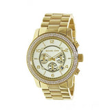 Buy Shop Michael Kors Runway Gold Dial Gold Steel Strap Watch for Women - MK5575 USA Online