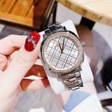 Buy Shop Michael Kors Nia Quartz Silver Dial Silver Steel Strap Watch For Women - MK3988 USA Online