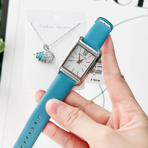 Buy Shop Michael Kors Petite Monroe White Dial Blue Leather Strap Watch for Women - MKO1061 USA Online