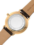 Buy Shop Michael Kors Pyper Quartz Silver Dial Brown Leather Strap Watch For Women - MK2857 USA Online