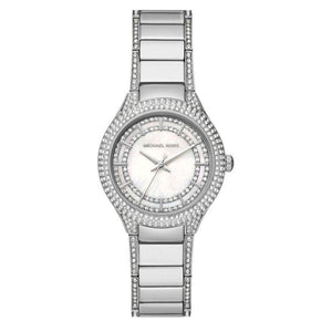 Buy Shop Michael Kors Sylvia Mother of Pearl Dial Silver Steel Strap Watch For Women - MK4657 USA Online