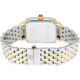 Buy Shop Michele Deco Silver Dial Two Tone Steel Strap Watch For Women - MWW06V000023 USA Online