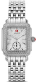 Buy Shop Michele Deco Mother of Pearl Dial Silver Steel Strap Watch For Women - MWW06V000001 USA Online