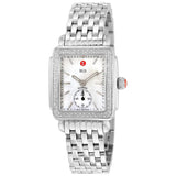 Buy Shop Michele Deco Mother of Pearl Dial Silver Steel Strap Watch For Women - MWW06V000001 USA Online