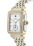 Buy Shop Michele Deco Mother of Pearl Dial Two Tone Steel Strap Watch For Women - MWW06V000023 USA Online