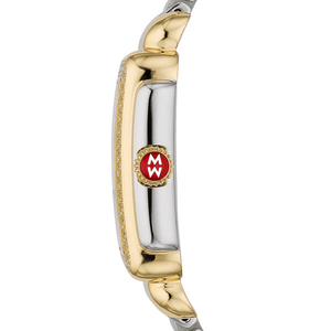 Michele Deco Mother of Pearl Dial Two Tone Steel Strap Watch For Women - MWW06V000023