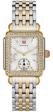 Buy Shop Michele Deco Mother of Pearl Dial Two Tone Steel Strap Watch For Women - MWW06V000023 USA Online