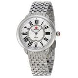 Buy Shop Michele Serein Mother of Pearl Dial Silver Steel Strap Watch for Women - MWW21B000009 USA Online