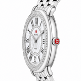 Buy Shop Michele Serein Mother of Pearl Dial Silver Steel Strap Watch for Women - MWW21B000030 USA Online