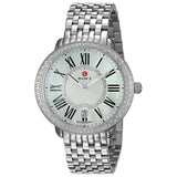 Buy Shop Michele Serein Mother of Pearl Dial Silver Steel Strap Watch for Women - MWW21B000030 USA Online