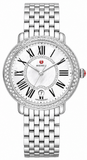 Buy Shop Michele Serein Mother of Pearl Dial Silver Steel Strap Watch for Women - MWW21B000030 USA Online