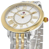 Buy Shop Michele Serein Mother of Pearl Dial Two Tone Steel Strap Watch for Women - MWW21B000015 USA Online