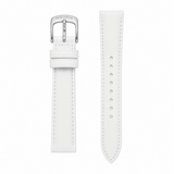 Buy Shop Michele Serein Mother of Pearl Dial White Leather Strap Watch for Women - MWW21B000013 USA Online