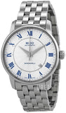 Mido Baroncelli III Automatic Silver Dial Silver Steel Strap Watch For Women - M7600.4.21.1