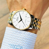 Buy Shop Mido Baroncelli Automatic White Dial Two Tone Steel Strap Watch For Women - M8600.9.N6.1 USA Online