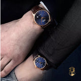 Buy Shop Mido Baroncelli Automatic Midnight Blue Dial Brown Leather Strap Watch For Women - M7600.3.65.8 USA Online