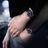 Buy Shop Mido Baroncelli Automatic Midnight Blue Dial Brown Leather Strap Watch For Women - M7600.3.65.8 USA Online