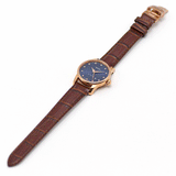 Buy Shop Mido Baroncelli Automatic Midnight Blue Dial Brown Leather Strap Watch For Women - M7600.3.65.8 USA Online