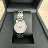 Buy Shop Mido Baroncelli Automatic Mother Of Pearl Dial Silver Steel Strap Watch For Women - M7600.4.69.1 USA Online