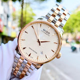 Buy Shop Mido Baroncelli Automatic White Dial Two Tone Steel Strap Watch For Women - M8600.9.N6.1 USA Online