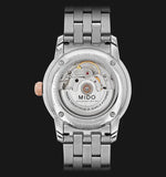 Buy Shop Mido Baroncelli Automatic White Dial Two Tone Steel Strap Watch For Women - M8600.9.N6.1 USA Online