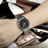 Buy Shop Mido Baroncelli Ii Automatic Black Dial Silver Steel Strap Watch For Men - M8600.4.18.1 USA Online