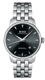 Buy Shop Mido Baroncelli Ii Automatic Black Dial Silver Steel Strap Watch For Men - M8600.4.18.1 USA Online