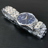 Buy Shop Mido Baroncelli II Automatic Blue Dial Silver Steel Strap Watch For Men - M8600.4.15.1 USA Online