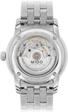 Buy Shop Mido Baroncelli II Automatic Blue Dial Silver Steel Strap Watch For Men - M8600.4.15.1 USA Online