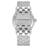 Buy Shop Mido Baroncelli II Automatic White Dial Silver Steel Strap Watch For Men - M8600.4.26.1 USA Online