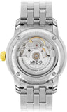Buy Shop Mido Baroncelli II Automatic White Dial Silver Steel Strap Watch For Men - M8600.4.26.1 USA Online
