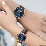 Buy Shop Mido Baroncelli III Automatic Blue Dial Brown Leather Strap Watch For Men - M8600.3.15.8 USA Online