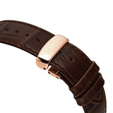 Buy Shop Mido Baroncelli III Automatic Blue Dial Brown Leather Strap Watch For Men - M8600.3.15.8 USA Online