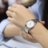 Buy Shop Mido Baroncelli III Automatic Diamonds White Dial Silver Steel Strap Watch For Women - M7600.4.66.1 USA Online