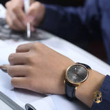 Buy Shop Mido Baroncelli III Automatic Grey Dial Black Leather Strap Watch For Men - M8600.3.13.4 USA Online