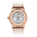 Buy Shop Mido Baroncelli III Automatic Grey Dial Black Leather Strap Watch For Men - M8600.3.13.4 USA Online