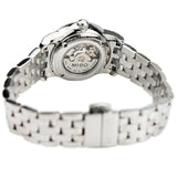 Buy Shop Mido Baroncelli III Automatic Grey Dial Silver Steel Strap Watch For Women - M7600.4.13.1 USA Online