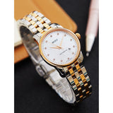 Buy Shop Mido Baroncelli III Automatic Mother of Pearl White Dial Two Tone Steel Strap Watch For Women - M7600.9.69.1 USA Online