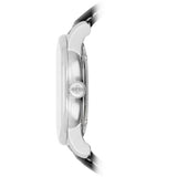 Buy Shop Mido Baroncelli III Automatic Silver Dial Black Leather Strap Watch For Women - M7600.4.21.4 USA Online