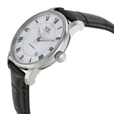 Buy Shop Mido Baroncelli III Automatic Silver Dial Black Leather Strap Watch For Women - M7600.4.21.4 USA Online
