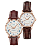 Buy Shop Mido Baroncelli III Automatic Silver Dial Brown Leather Strap Watch For Men - M8600.2.21.8 USA Online