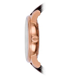 Buy Shop Mido Baroncelli III Automatic Silver Dial Brown Leather Strap Watch For Men - M8600.2.21.8 USA Online