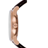 Buy Shop Mido Baroncelli III Automatic Silver Dial Brown Leather Strap Watch For Men - M8600.2.21.8 USA Online