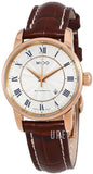 Buy Shop Mido Baroncelli III Automatic Silver Dial Brown Leather Strap Watch For Men - M8600.2.21.8 USA Online