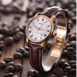 Buy Shop Mido Baroncelli III Automatic Silver Dial Brown Leather Strap Watch For Women - M7600.2.21.8 USA Online