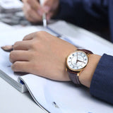 Buy Shop Mido Baroncelli III Automatic Silver Dial Brown Leather Strap Watch For Women - M7600.2.21.8 USA Online