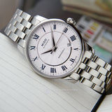 Buy Shop Mido Baroncelli III Automatic Silver Dial Silver Steel Strap Watch For Men - M8600.4.21.1 USA Online